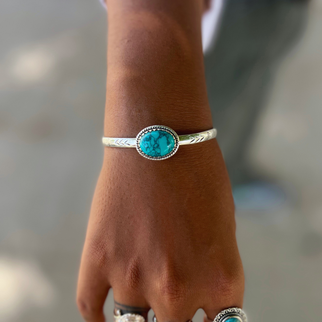 Nomadic Turquoise Cuff Bracelet