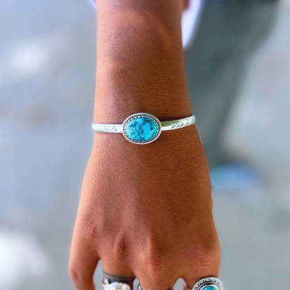 Nomadic Turquoise Cuff Bracelet