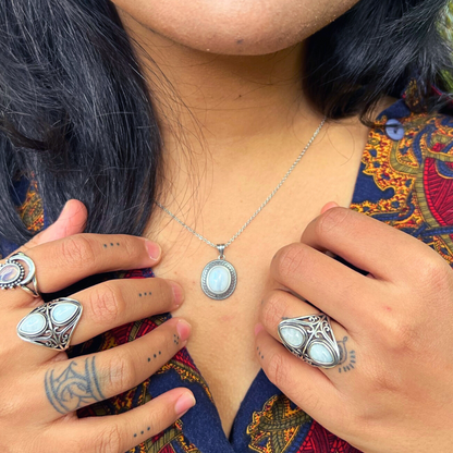 Natural Moonstone Serenity Necklace