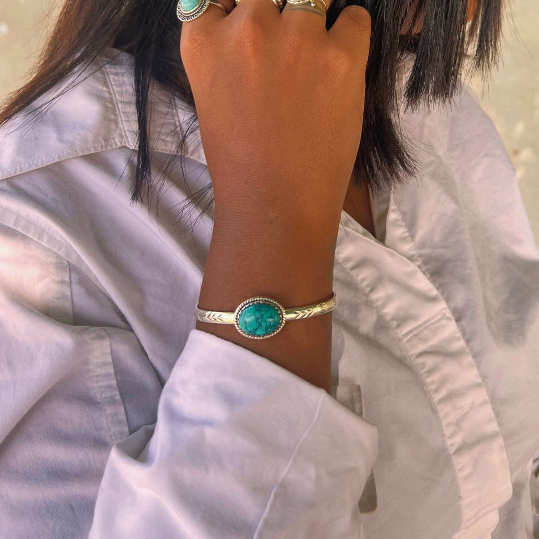 Nomadic Turquoise Cuff Bracelet