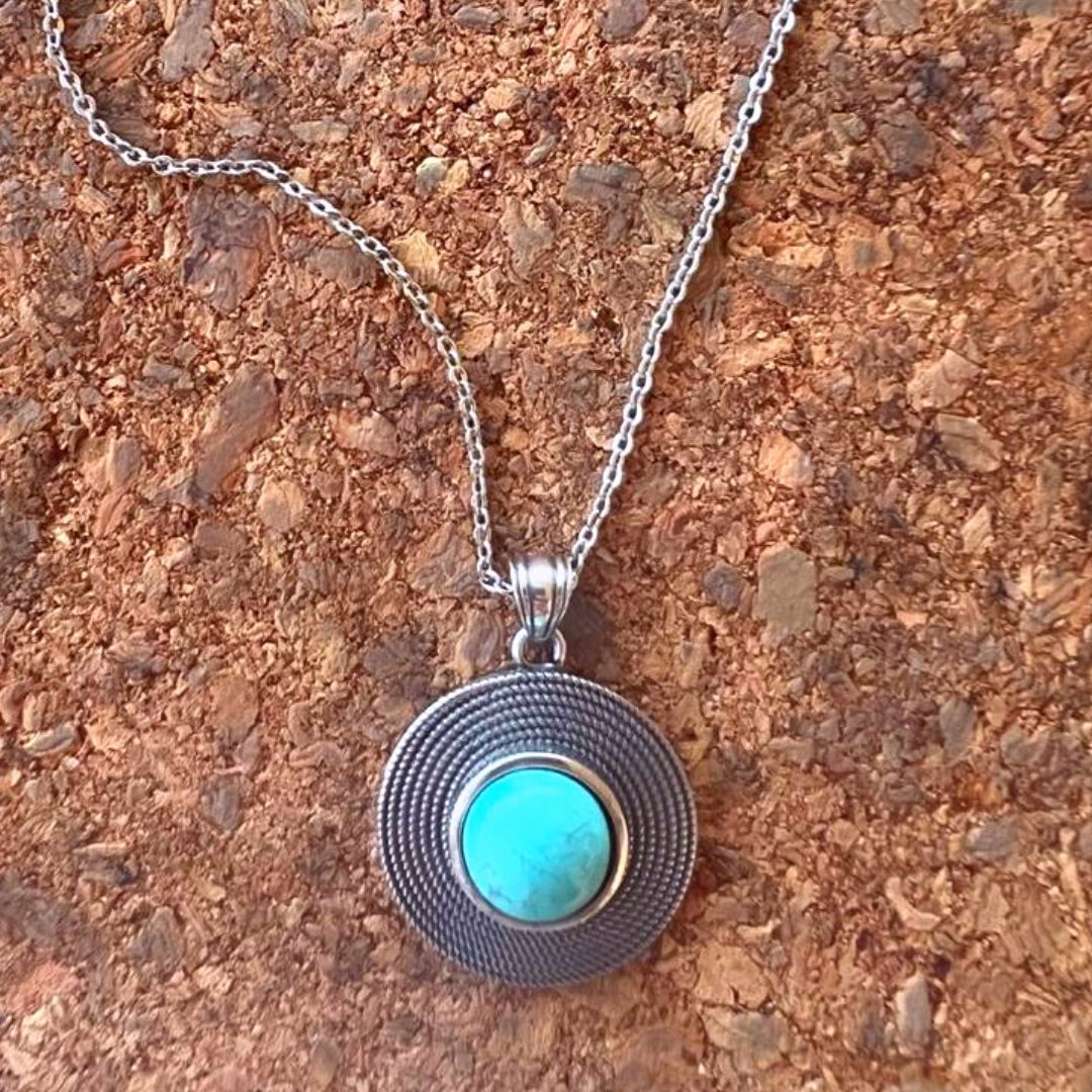 Circle of Life Turquoise Necklace