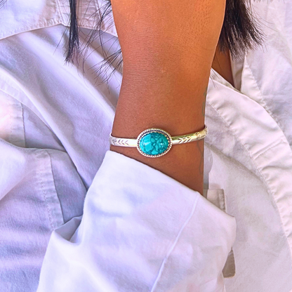 Nomadic Turquoise Cuff Bracelet