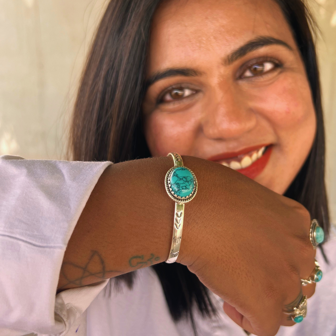 Nomadic Turquoise Cuff Bracelet