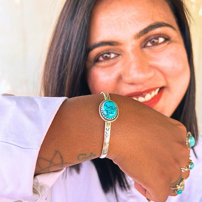 Nomadic Turquoise Cuff Bracelet