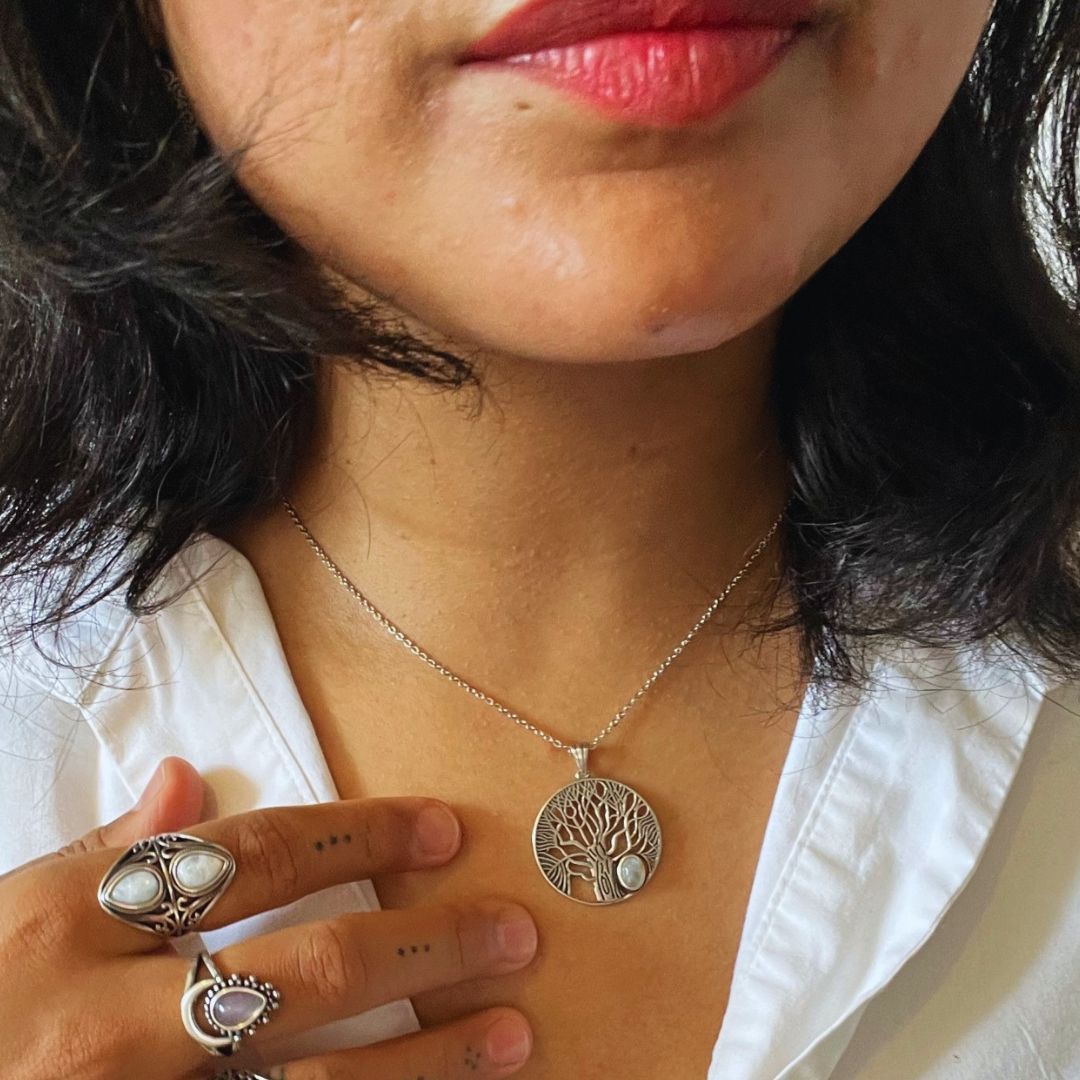 Grounding Moonstone Necklace