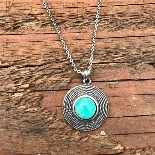 Circle of Life Turquoise Necklace