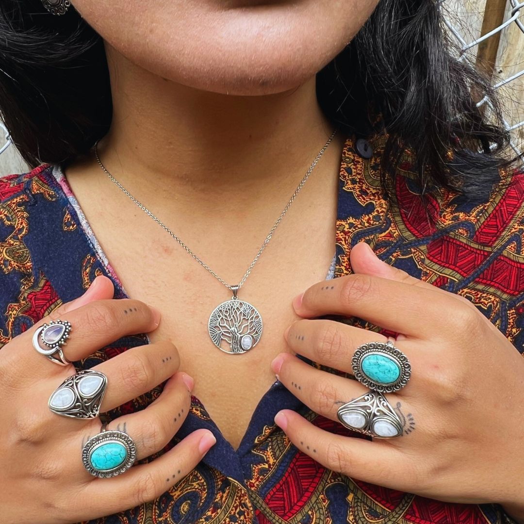 Grounding Moonstone Necklace