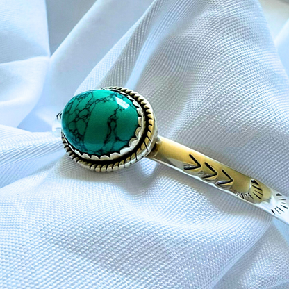 Nomadic Turquoise Cuff Bracelet