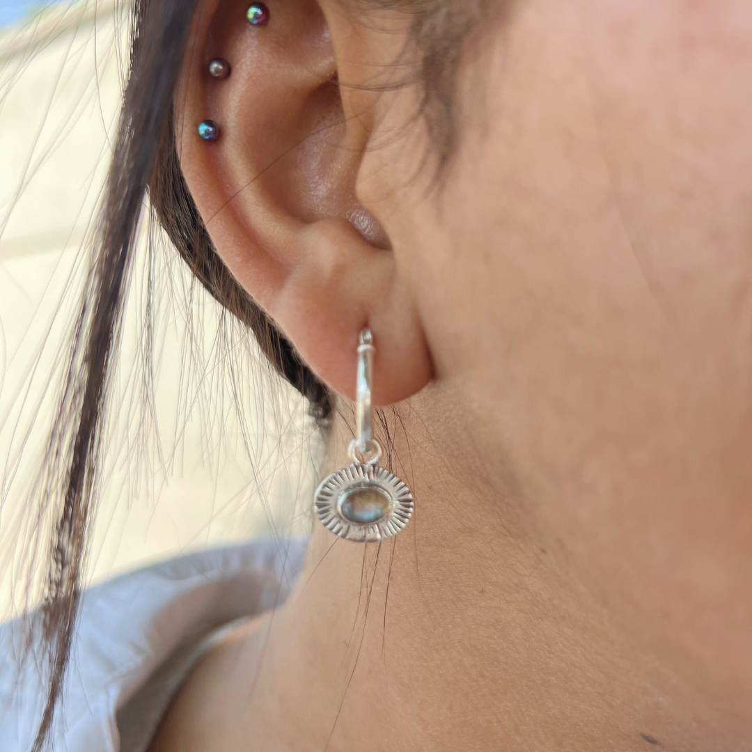 Midnight Labradorite Earrings